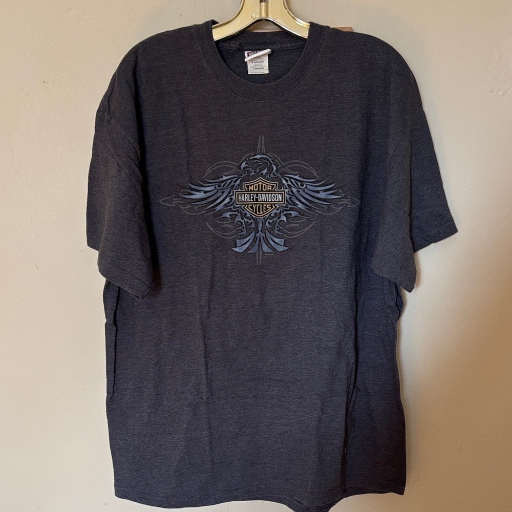Harley-Davidson Charcoal Tee with Logo